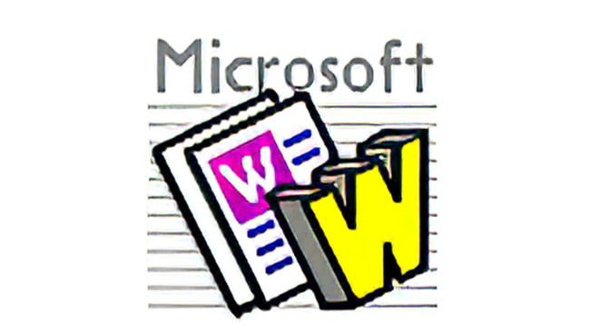 Microsoft Word Logotipo 1987-1991