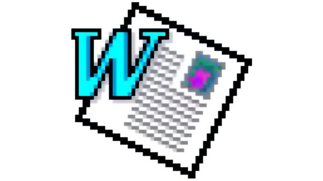 Microsoft Word Logotipo 1995-1999