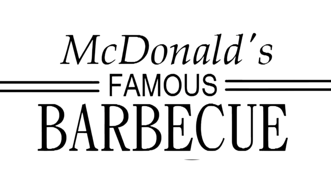 McDonald's Famous Barbecue Logotipo 1940–1948