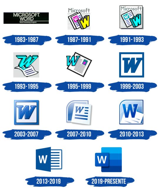 Microsoft Word Logo Historia