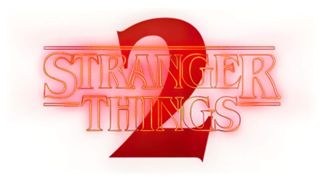 Stranger Things season 2 Logotipo 2017