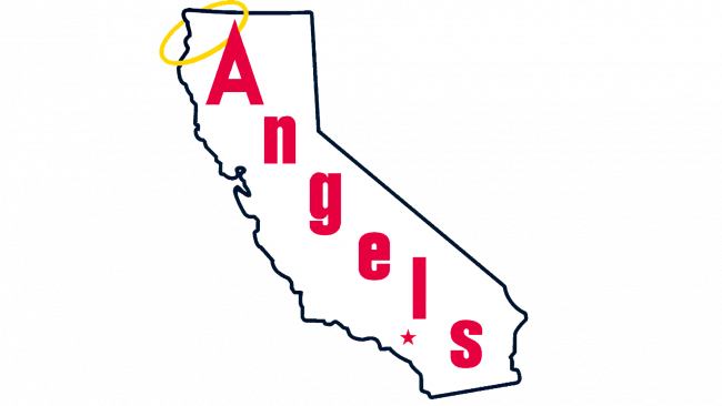 California Angels Logotipo 1973-1985