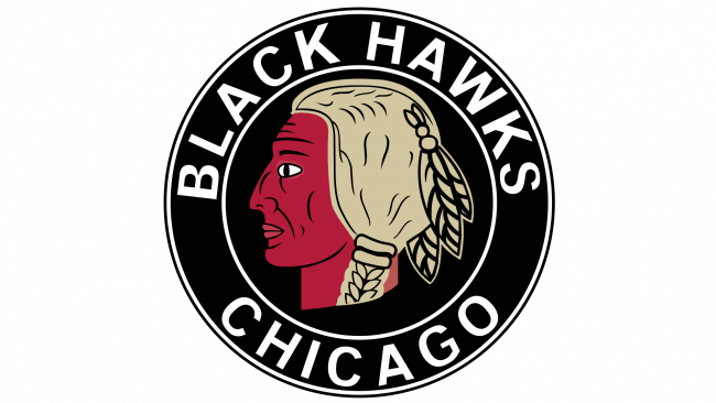 Chicago Blackhawks Logotipo 1935-1937
