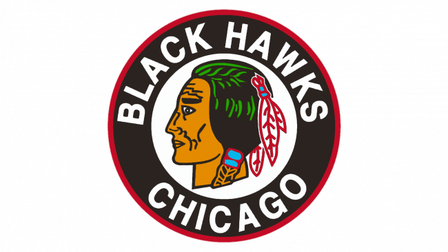 Chicago Blackhawks Logotipo 1941-1955