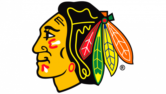 Chicago Blackhawks Logotipo 1989-1996