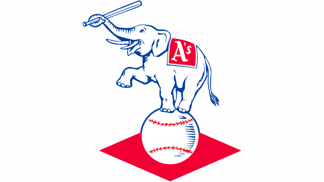 Kansas City Athletics Logotipo 1955-1967