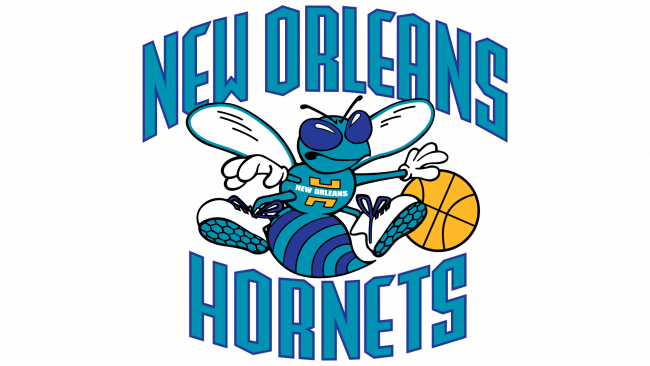 New Orleans Hornets Logotipo 2003-2008