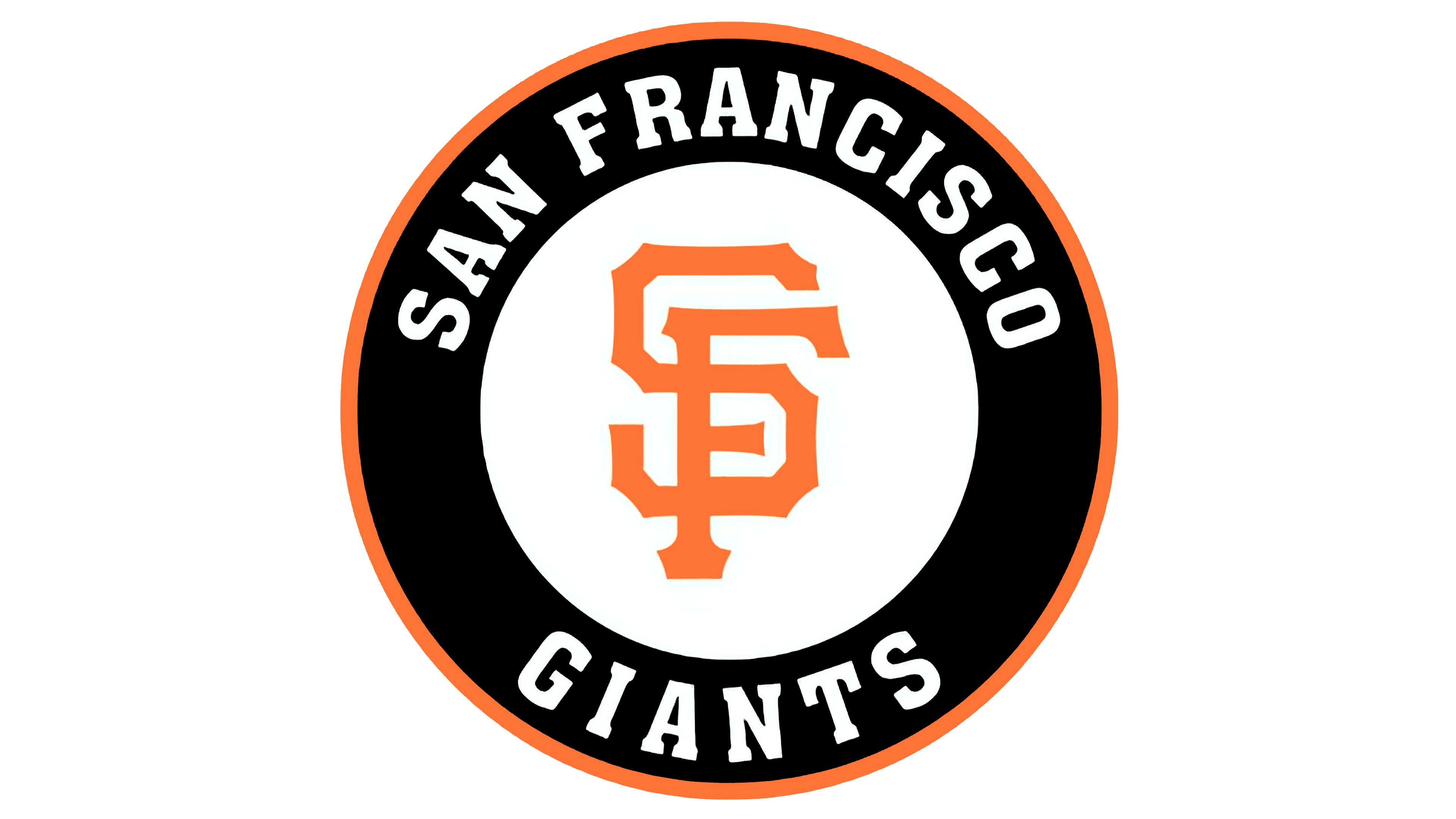 El emblema de los Gigantes de San Francisco tiene varios tipos de inscripci...