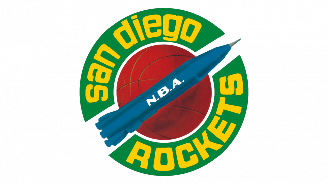 SanDiego Rockets Logotipo 1967-1971