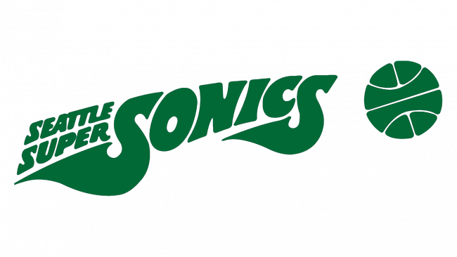 Seattle SuperSonics Logotipo 1972-1975