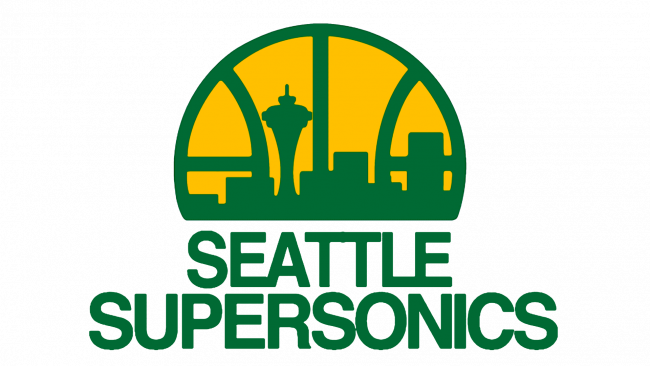 Seattle SuperSonics Logotipo 1976-1995