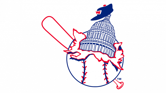 Washington Senators Logotipo 1953-1956