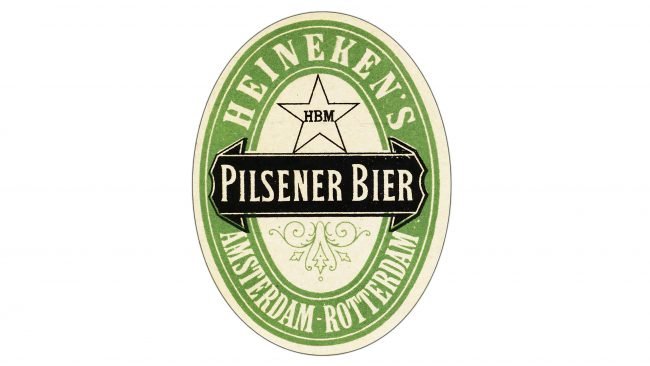 Heineken Logotipo 1884-1889
