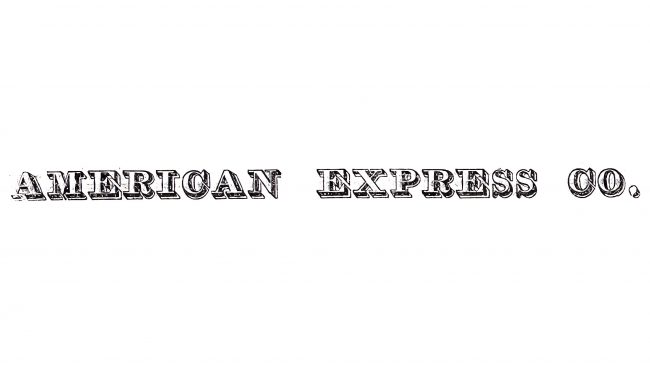 American Express Logotipo 1853-1974