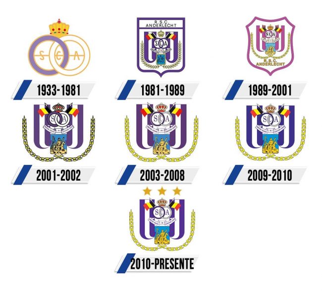 Anderlecht Logo Historia