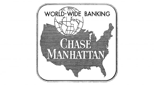 Chase Manhattan World-Wide Banking Logotipo 1955-1961