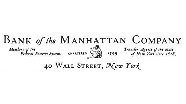 Manhattan Company Logotipo 1799-1877