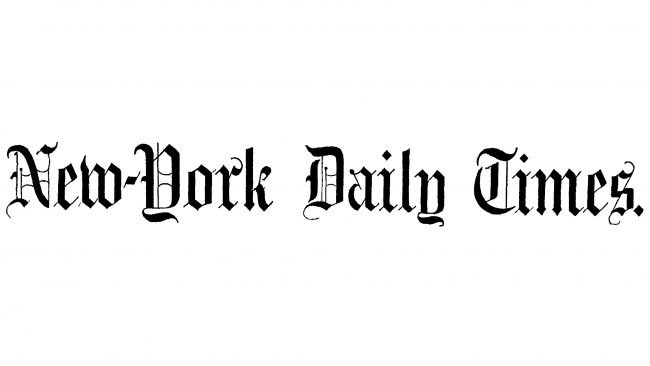 New-York Daily Times Logotipo 1851-1857
