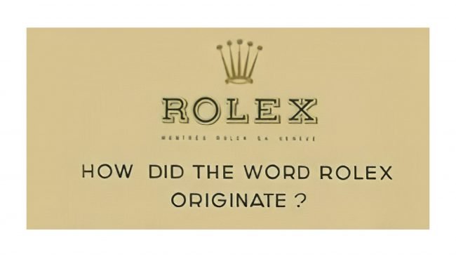 Rolex Logotipo 1905-1965