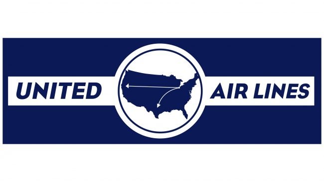 United Airlines Logotipo 1930-1933