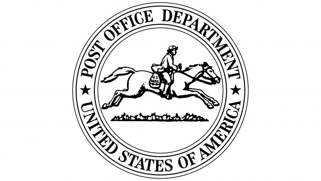 United States Post Office Department Logotipo 1837-1970