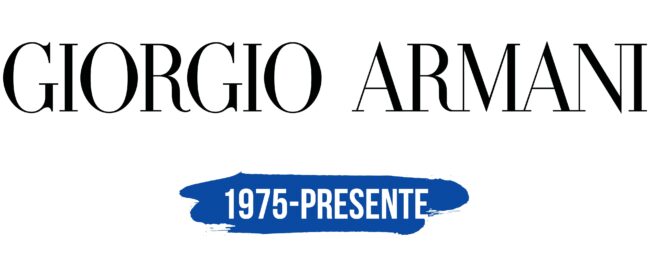 Giorgio Armani Logo Historia