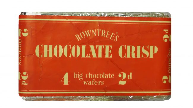 Rowntree's Chocolate Crisp Logotipo 1935-1937