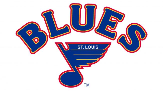 St. Louis Blues Logotipo 1984-1987