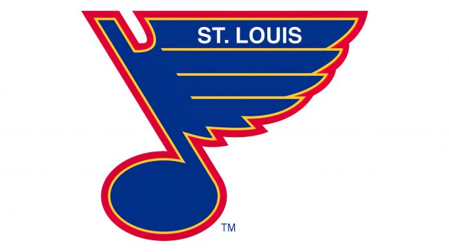 St. Louis Blues Logotipo 1987-1989