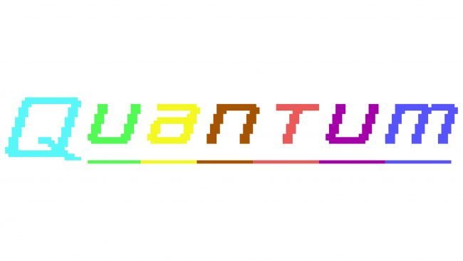 Quantum Computer Services Logotipo 1985-1991