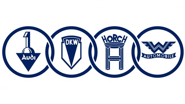 Auto Union Logotipo 1932-1949