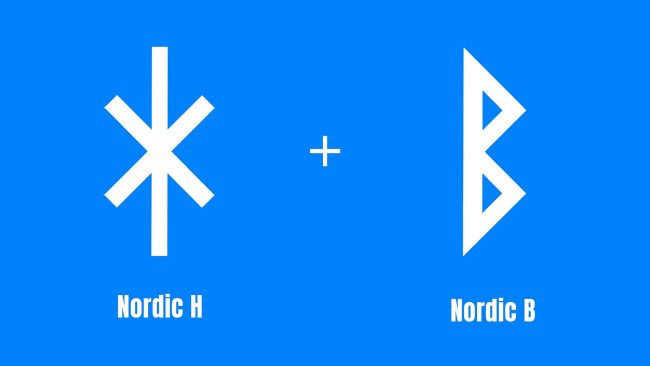 Nordic runes Harald Bluetooth Logo