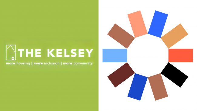 The Kelsey Nuevo y Antiguo Logotipo