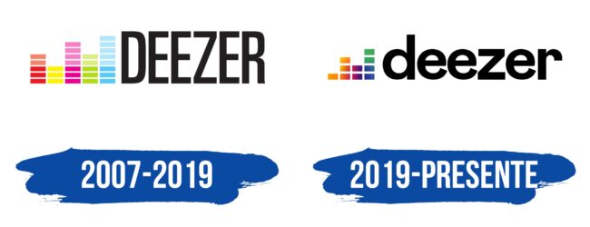 Deezer Logo Historia