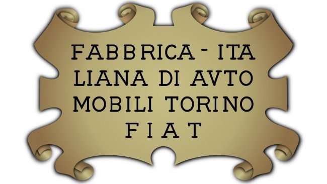 Fiat Logotipo 1899-1901