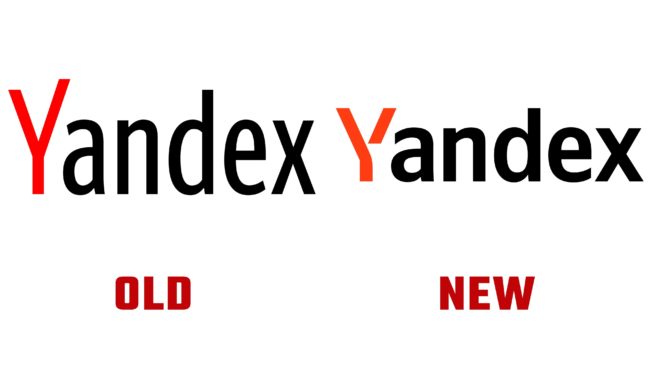 Yandex Logo Antiguo y Nuevo historia Logo