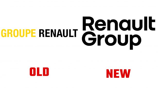 Renault Group nuevo y antiguo logotipo