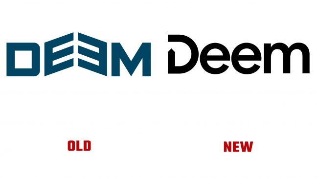 Deem antiguo y nuevo logotipo (historia)
