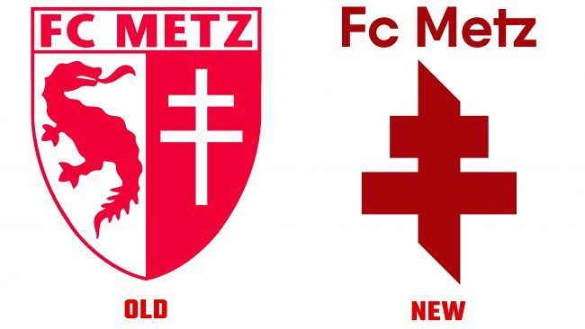 FC Metz Antiguo y Nuevo Logotipo (historia)