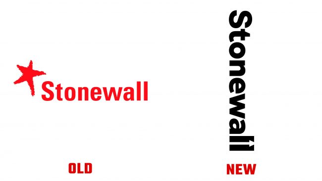 Stonewall Antiguo y Nuevo Logotipo (historia)