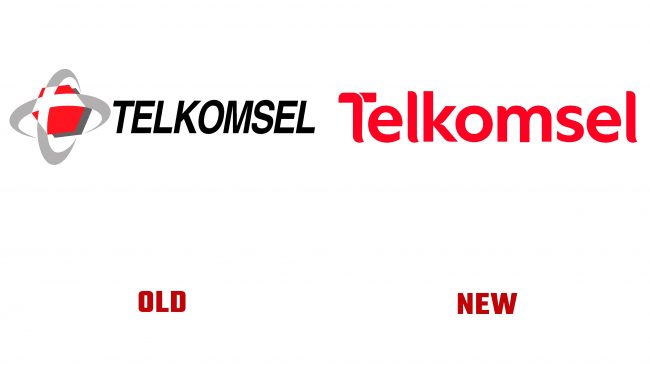 Telkomsel antiguo y nuevo logotipo (historia)