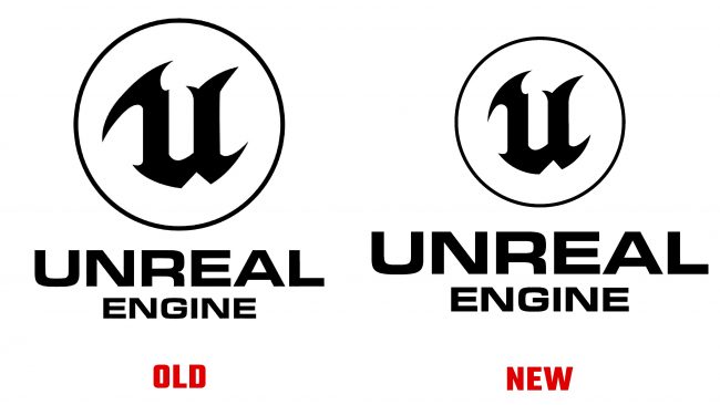 Unreal Engine antiguo y nuevo logotipo (historia)