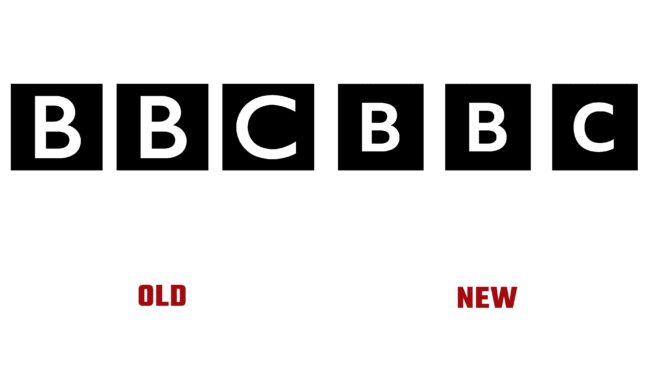 BBC antiguo y nuevo logotipo (historia)