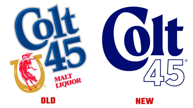 Colt 45 Antiguo y Nuevo Logo (historia)