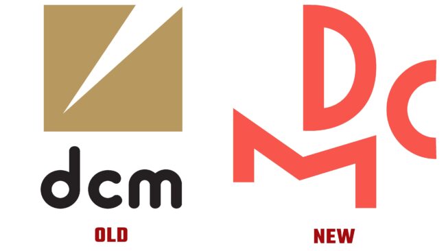 DCM Antiguo y Nuevo Logotipo (historia)
