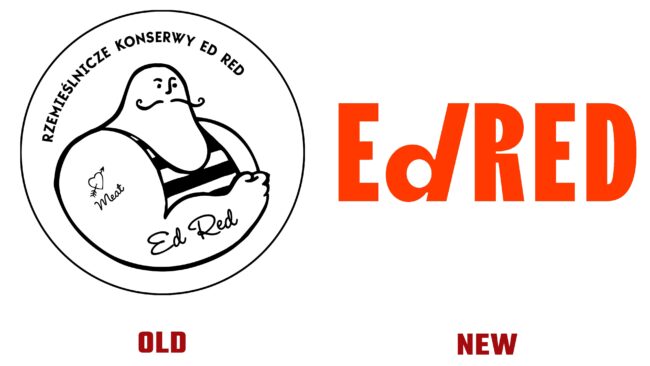 Ed Red Antiguo y Nuevo Logotipo (historia)