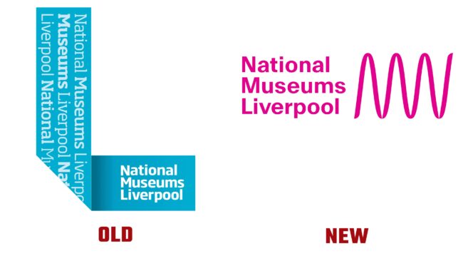 National Museums Liverpool Antiguo y Nuevo Logotipo (historia)