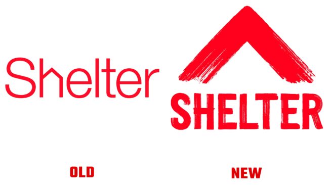Shelter antiguo y nuevo logotipo (historia)