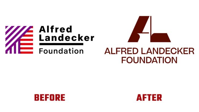 Alfred Landecker Foundation Antes y Después del Logotipo (historia)