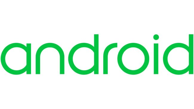 Android wordmark Logotipo 2014-2019